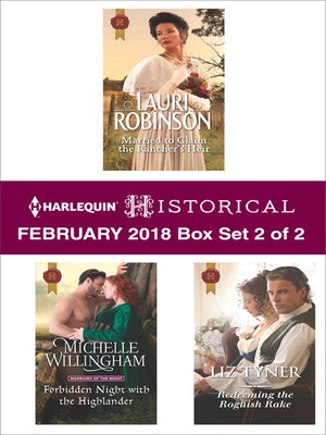 cover image of Harlequin Historical Feburary 2018--Box Set 2 of 2